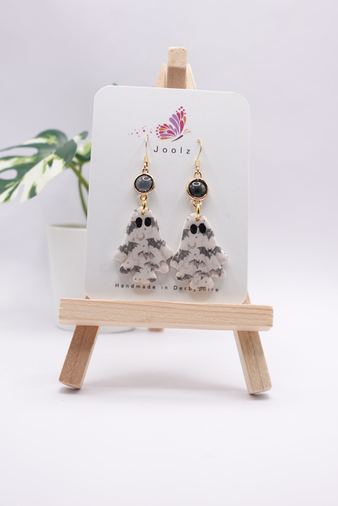 Bat Ghost Dangle Earrings