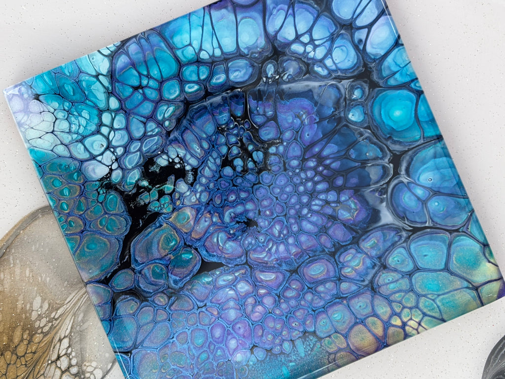 Coasters Peacock Colourway