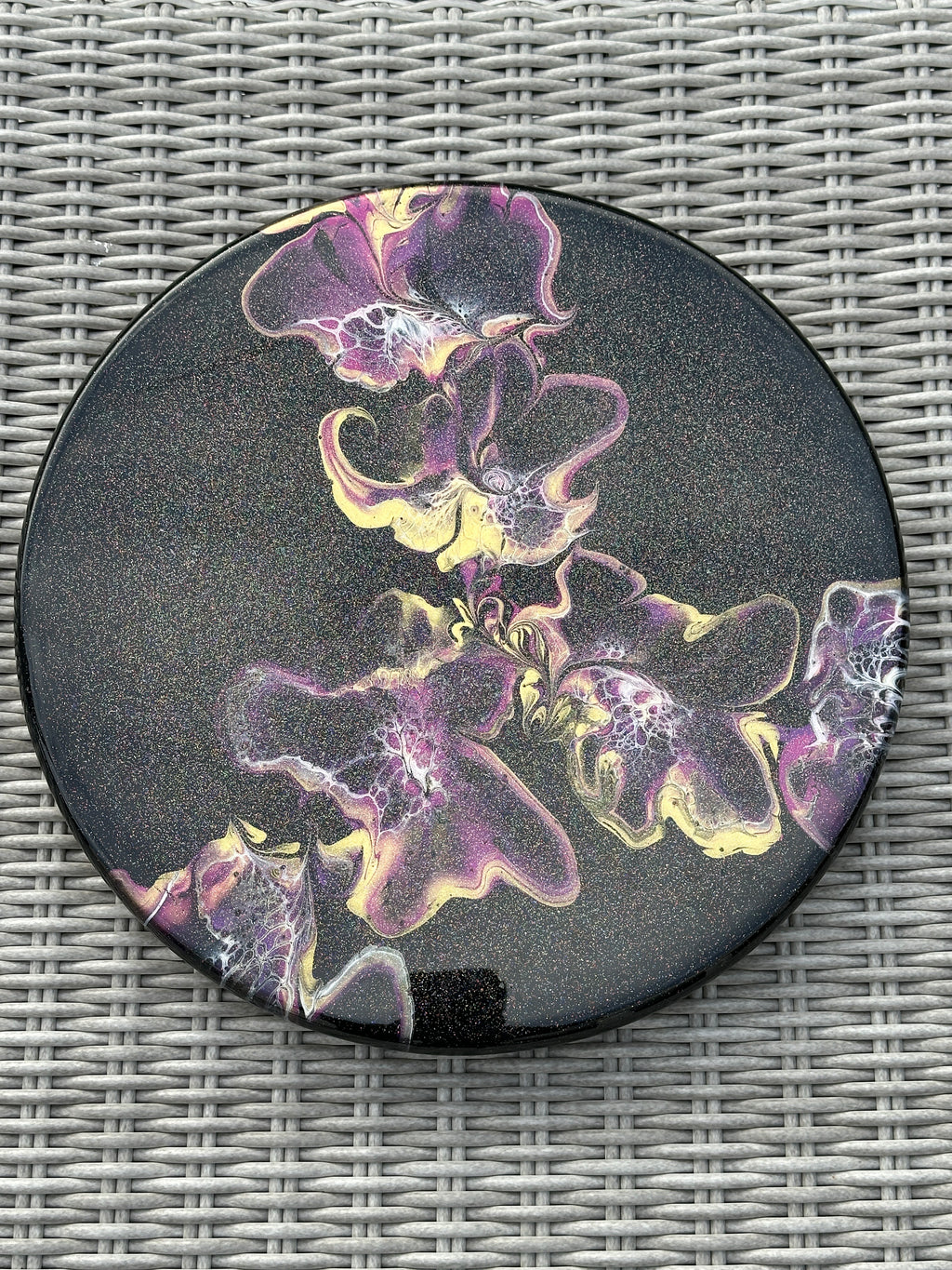 Lazy Susan Purple and Gold Colourway